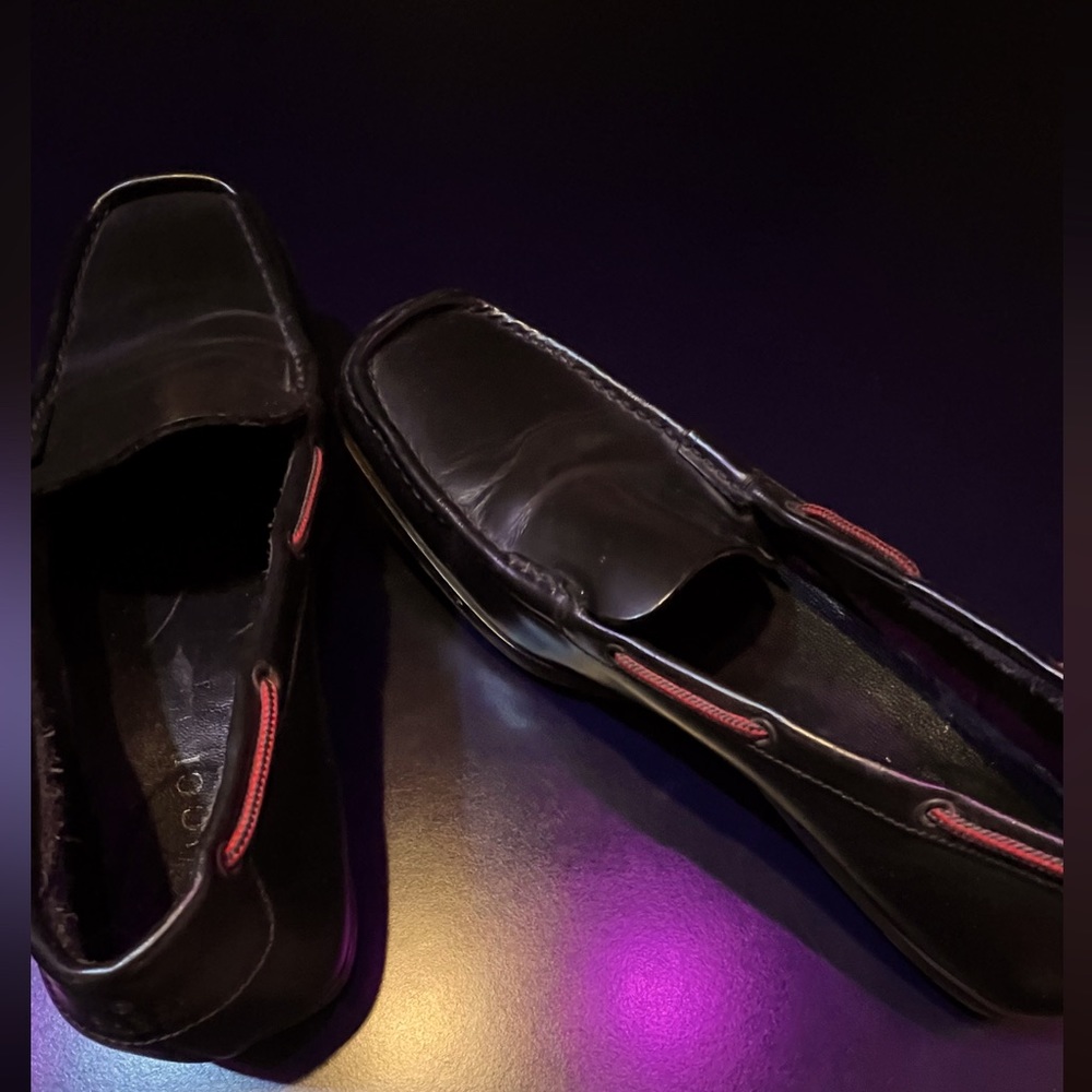 ✨ Vintage Gucci Driver Loafers - Size 9 Leather Slightly Used - Unisex